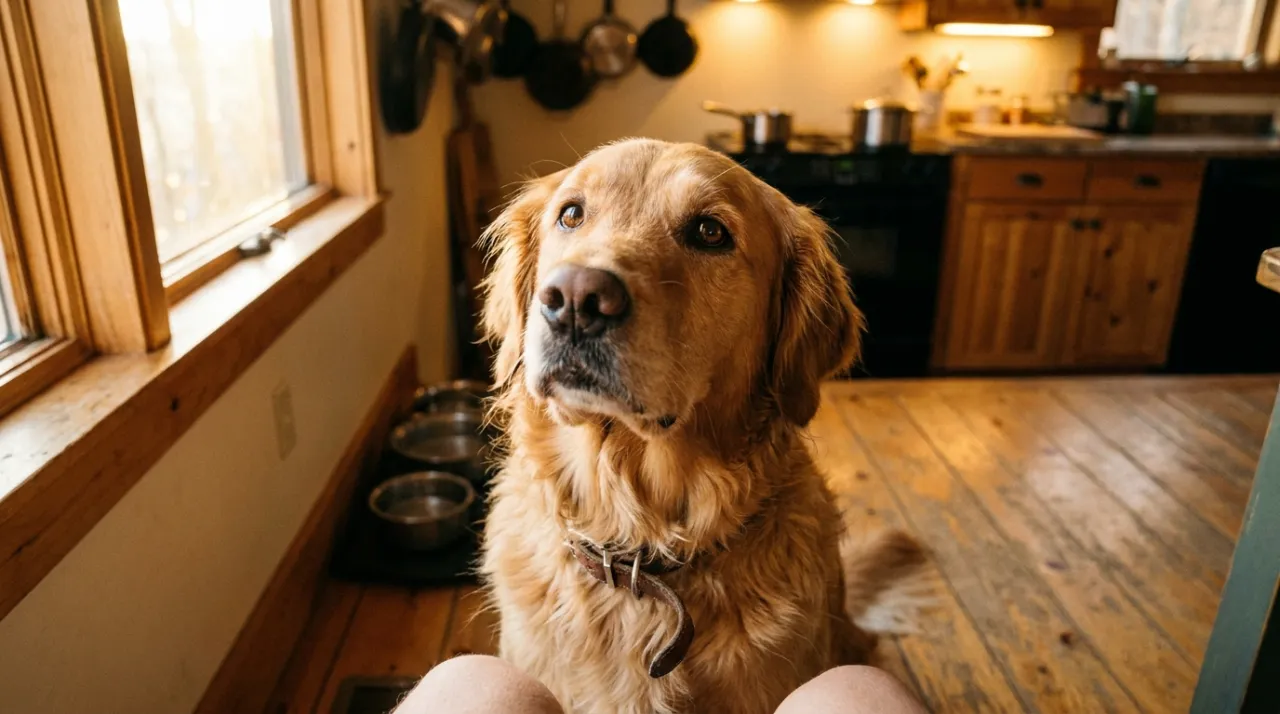 Por Que os Cães Olham para Nós Quando Comem? Descubra o Significado desse Comportamento